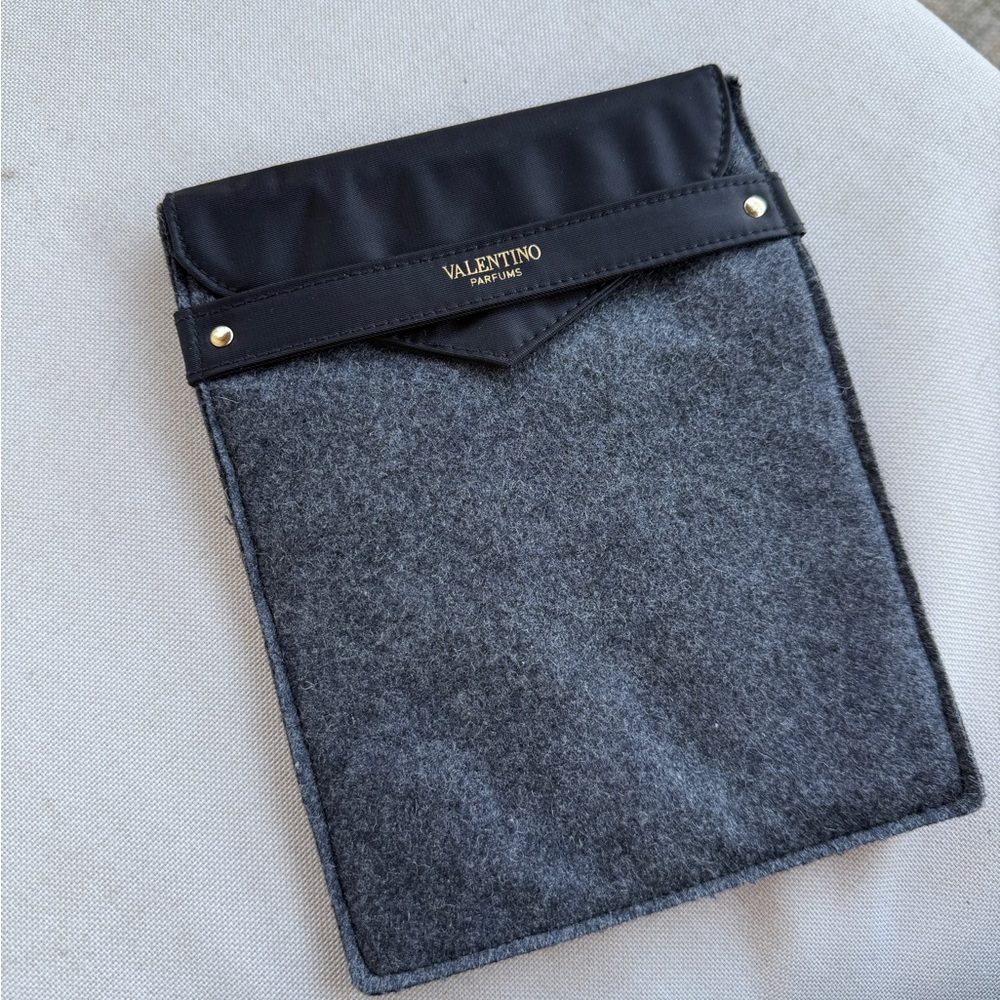 Valentino Parfums iPad mini pouchette case felt